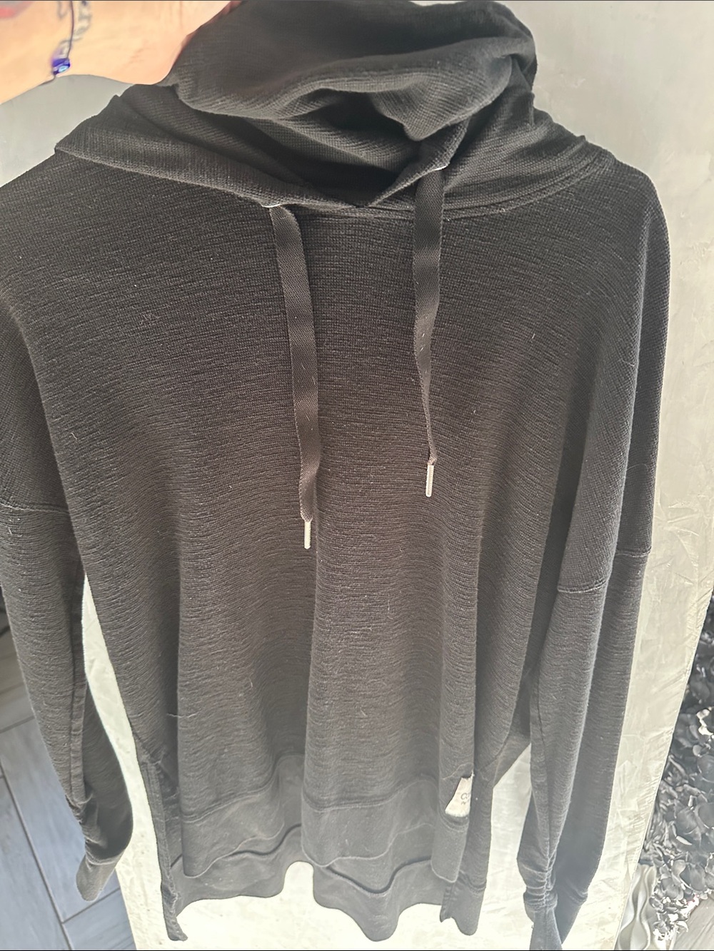 Calvin Klein Performance Black Hooded Top
